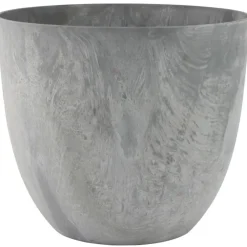 Ter Steege Plantenpot - betongrijs - kunststof - 38 x 33 cm