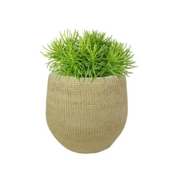 Bloempotten Voor Binnen-Ter Steege Plantenpot - moderne look - beige - 22 x 20 cm