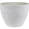Ter Steege Plantenpot - wit - kunststof - 22 x 17 cm