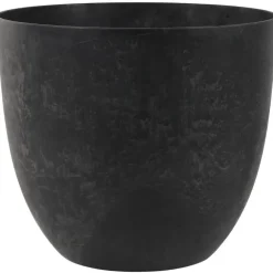 Ter Steege Plantenpot - zwart - kunststof - 45 x 38 cm