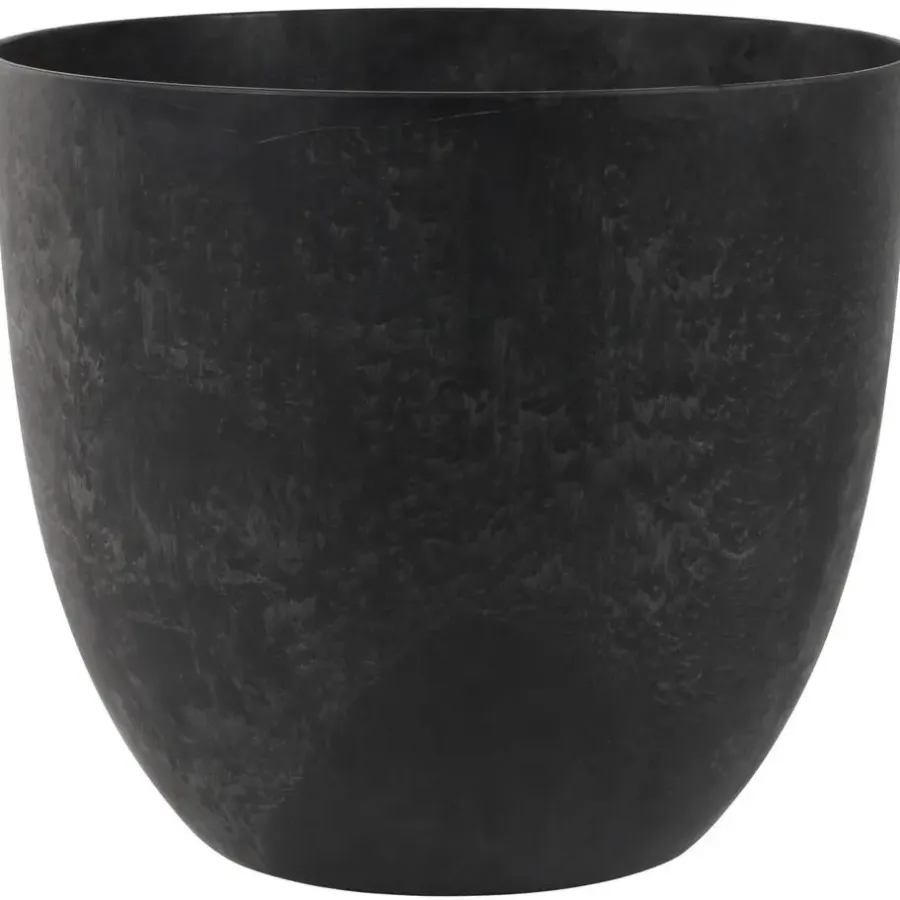 Ter Steege Plantenpot - zwart - kunststof - 45 x 38 cm