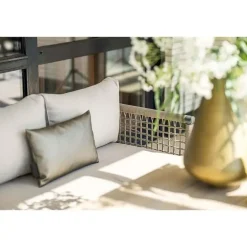 Garden Impressions Teramon hoekset - 4-dlg. - carbon black - taupe - desert sand