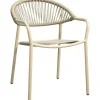 Tuinstoelen-Leen Bakker Terrasstoel Palamos - naturel/zand