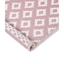 Buiten Vloerkleden|Buiten Vloerkleden-Beliani THANE - Outdoor kleed - Roze - 120 x 180 cm - Polypropyleen