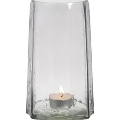 Kandelaars En Windlichten-Leen Bakker Theelichthouder Dily - zand - 25xØ15 cm