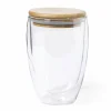Merkloos Thermische koffieglazen/theeglazen - dubbelwandig - 350 ml