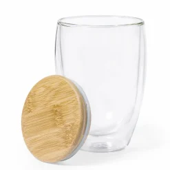 Merkloos Thermische koffieglazen/theeglazen - dubbelwandig - 350 ml