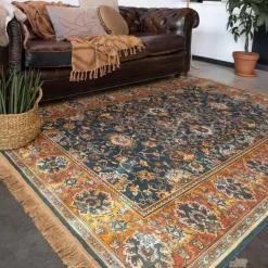 Tier Vloerkleed - Chir - Groen/Oranje - 160x 230 cm