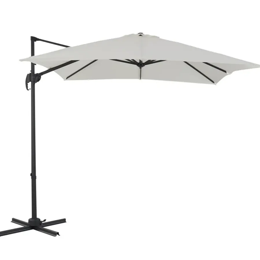 Merkloos Tiltable Floating Parasol 250x250 cm - Starker schwimmender Sonnenschirm - Ecru