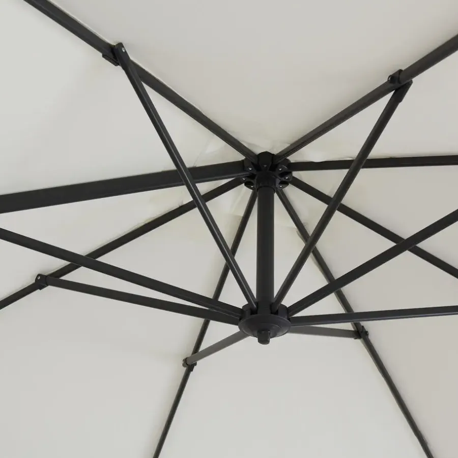 Merkloos Tiltable Floating Parasol 250x250 cm - Starker schwimmender Sonnenschirm - Ecru