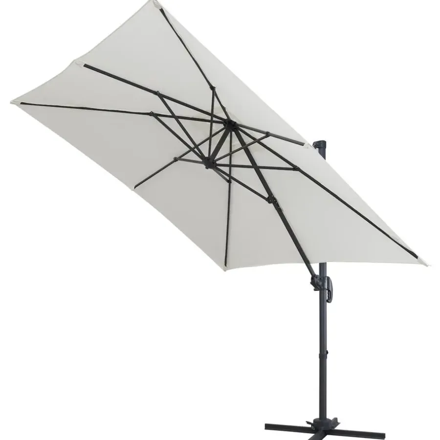 Merkloos Tiltable Floating Parasol 250x250 cm - Starker schwimmender Sonnenschirm - Ecru