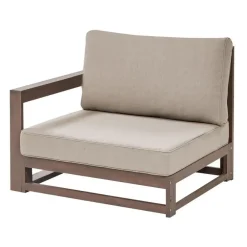 Beliani TIMOR - Loungeset - Donkere houtkleur - Acaciahout