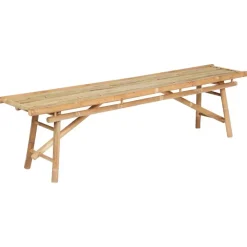 Tuinsets-Beliani TINDARI - Tuinset 4-zits - Lichthout - Bamboe