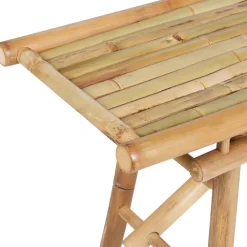 Tuinsets-Beliani TINDARI - Tuinset 4-zits - Lichthout - Bamboe