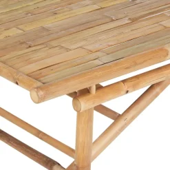 Tuinsets-Beliani TINDARI - Tuinset 4-zits - Lichthout - Bamboe
