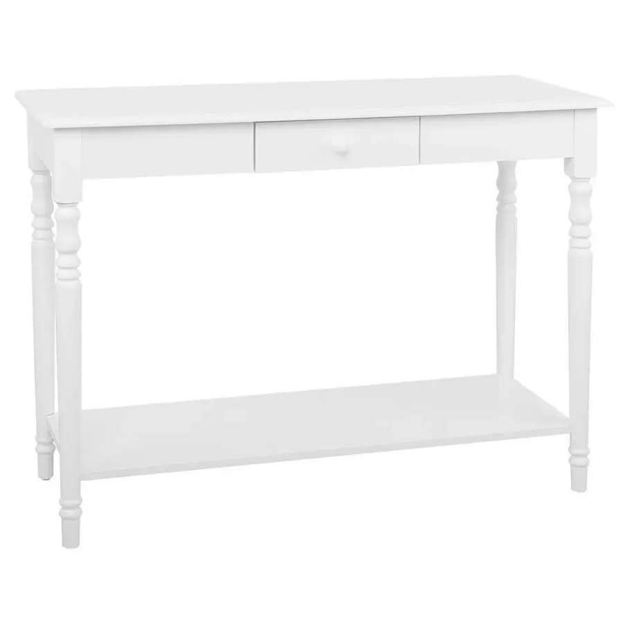 Sidetables-Beliani TOBAGO - Consoletafel - Wit - MDF