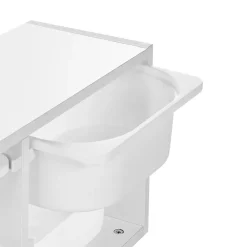 Leen Bakker TOBIN - Wandplank met 6 dozen - Wit - Vezelplaat