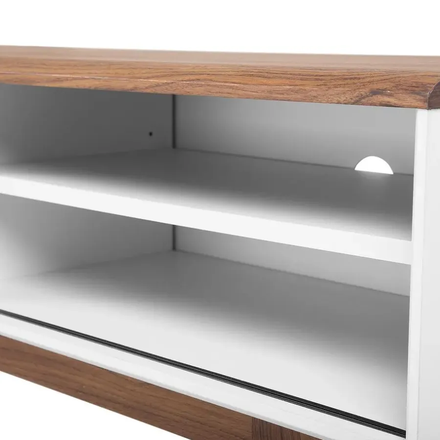 Beliani TOLEDO - TV-meubel - Wit - MDF