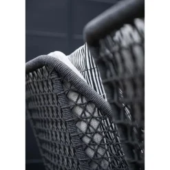 Garden Impressions Toledo dining fauteuil - carbon black - dark grey - valley sand