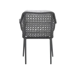 Garden Impressions Toledo dining fauteuil - carbon black - dark grey - valley sand