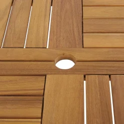 Beliani TOLVE - Tuinmeubel set - Lichte houtkleur - Acaciahout