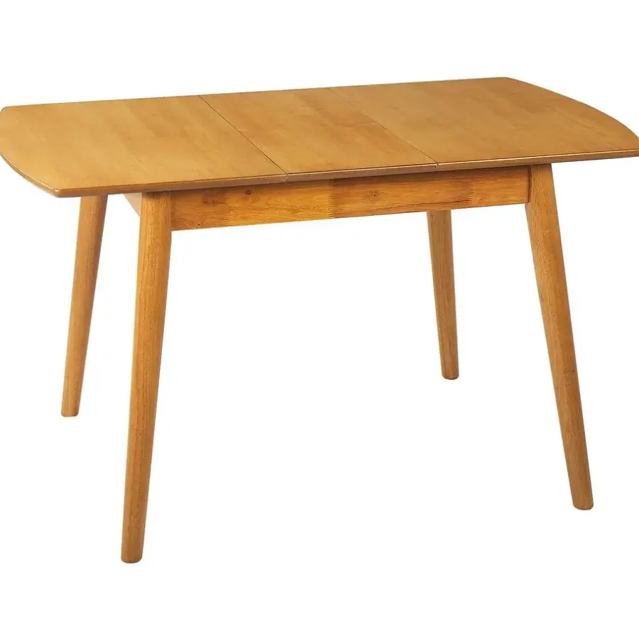 Beliani TOMS - Uitschuifbare eettafel - Lichthout - 100/130 x 80 cm - MDF