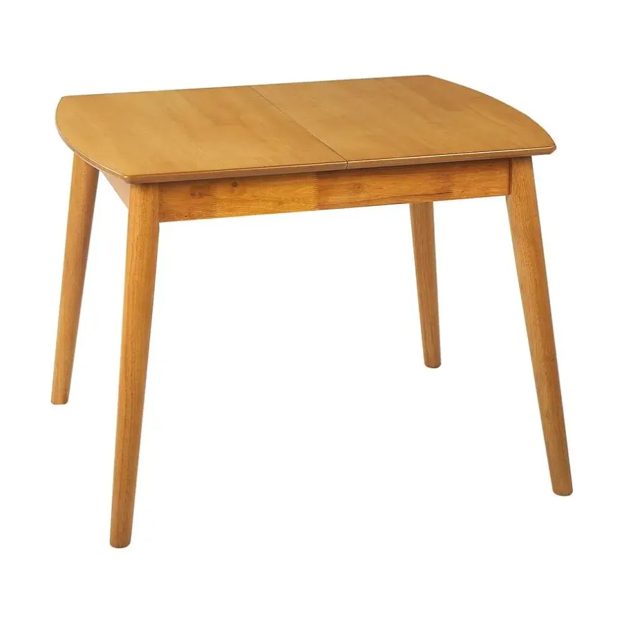 Beliani TOMS - Uitschuifbare eettafel - Lichthout - 100/130 x 80 cm - MDF
