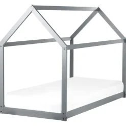 Beliani TOSSE - Kinderbed - Grijs - 90 x 200 cm - Hout