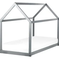 Beliani TOSSE - Kinderbed - Grijs - 90 x 200 cm - Hout