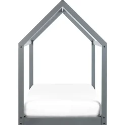Beliani TOSSE - Kinderbed - Grijs - 90 x 200 cm - Hout