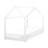 Beliani TOSSE - Kinderbed - Wit - 90 x 200 cm - Hout
