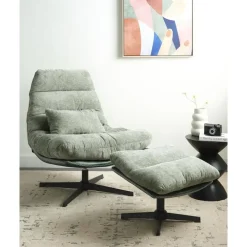 Beliani TOVIK - Fauteuil - Groen - Stof