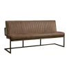 Tower living Eetkamerbank Ferro Licht bruin 135x65x87cm