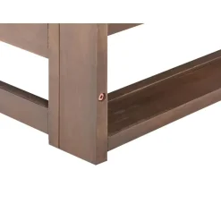 Loungebanken-Beliani TRANI - Loungebank - Donkere houtkleur - Acaciahout