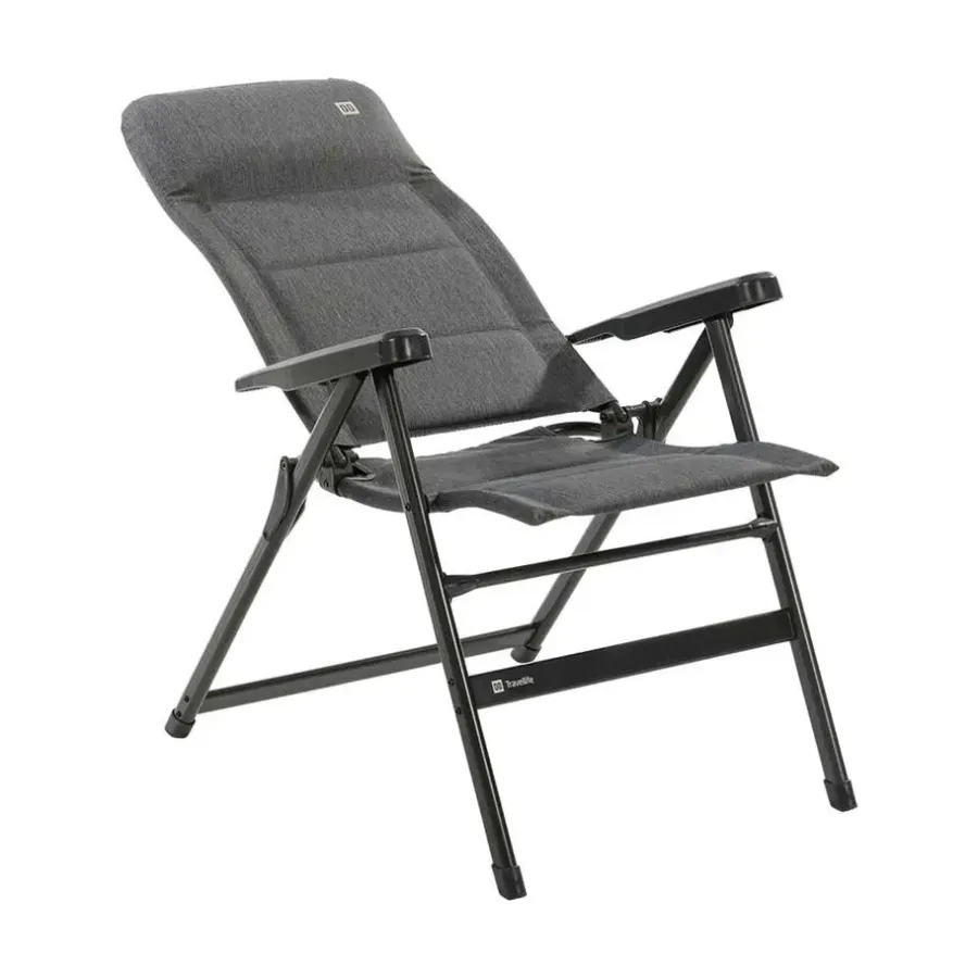 Kamperen En Outdoor-Travellife Lago standenstoel - stormy grey
