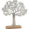 Beelden-Merkloos Tree of Life Beeldje - metaal op standaard - ornament - 33 cm