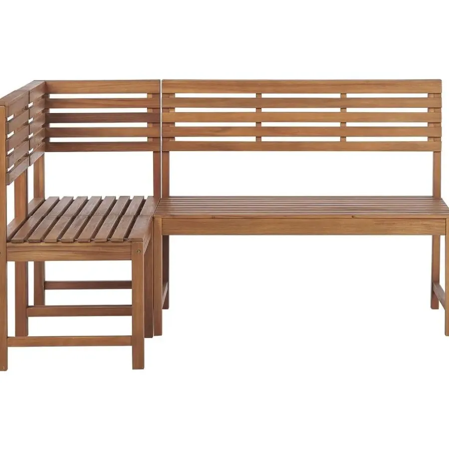 Beliani TREIA - Tuinset voor 4 - Lichte houtkleur - Acaciahout