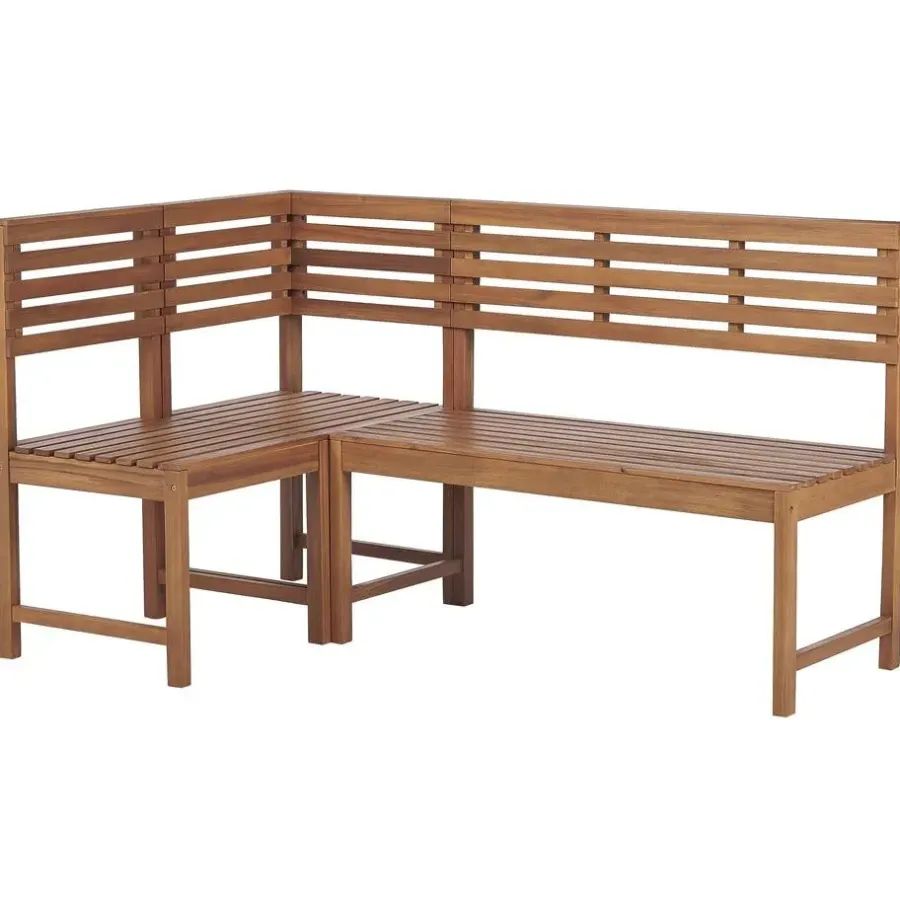 Beliani TREIA - Tuinset voor 4 - Lichte houtkleur - Acaciahout