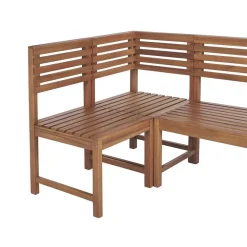 Beliani TREIA - Tuinset voor 4 - Lichte houtkleur - Acaciahout