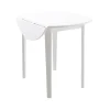 Ronde Eettafels-Loft24 Trend - Ronde eettafel 92x54 cm 4-persoons in wit eiken MDF