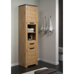 Trendteam Kolomkast Follow - 53 x 35 x 196 cm - Artisan Oak