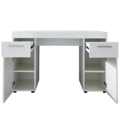 Bureaus-Trendteam Modern Bureau Amanda - 120 x 41 x 76 cm - High Glossy White