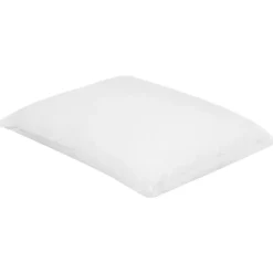 Hoofdkussens-Beliani TRIGLAV - Hoofdkussen set van 2 - Wit - 50 x 60 cm - Laag - Polyester