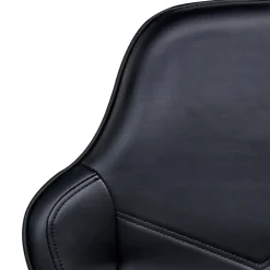 Bureaustoelen|Bureaustoelen-Leen Bakker TRIUMPHER - Bureaustoel - Zwart - Kunstleer