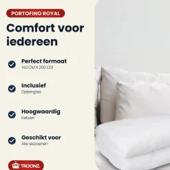 Dekbedden-Troonz Dekbed Portofino - 4 Seizoenen - Eenpersoon Dekbed - 140x220
