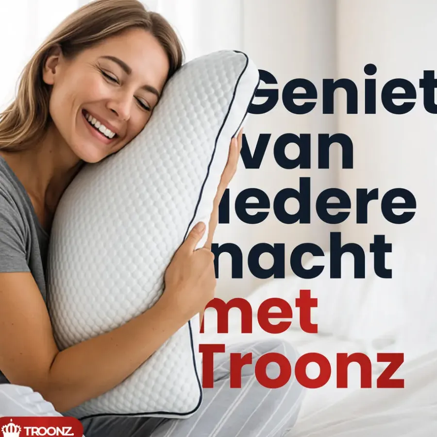 Troonz BV Troonz Hoofdkussen Dreamscape Plus - Ergonomisch - 60 x 70