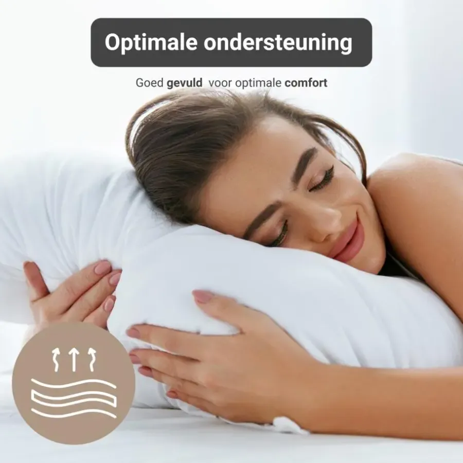 Hoofdkussens-Troonz Hoofdkussen Sleepwave One - Afmeting 60x70 cm