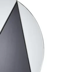 Leen Bakker TROUVILLE - Wandspiegel - Goud/Zwart - 80 cm - Glas
