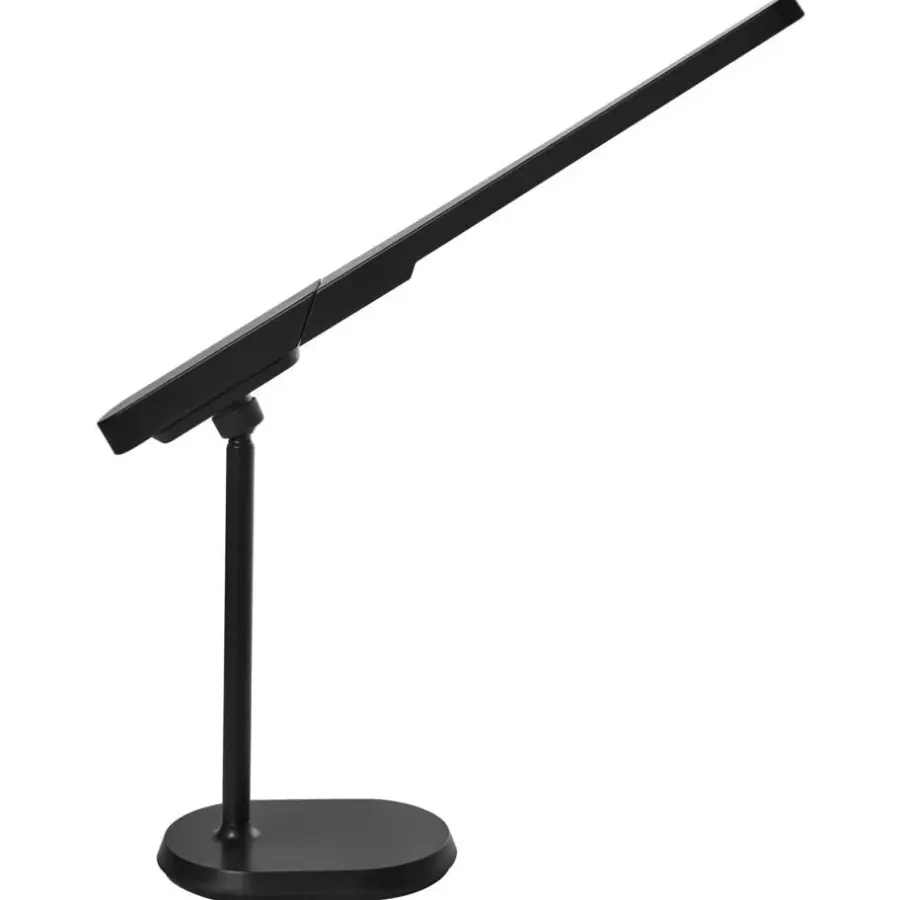 Leen Bakker TUCANA - Bureaulamp LED - Zwart - Synthetisch materiaal