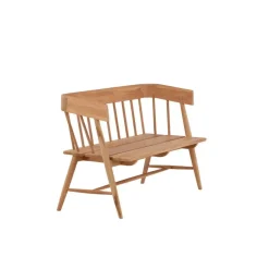 Fjôrd Tuinbank Naturel Teakhout - 132x132x85cm - Split